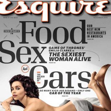 Emilia Clarke goes naked for magazine