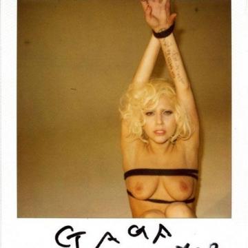Lady Gaga exciting bondage nudity