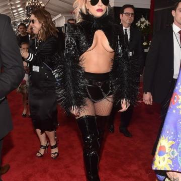 Lady Gaga wears sexy lingerie