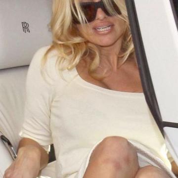 Pamela Anderson upskirt pussy