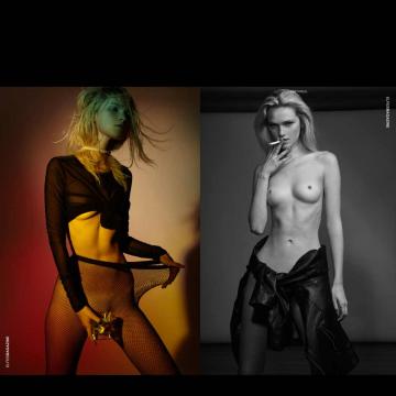Alexa Reynen exposes big naked breasts