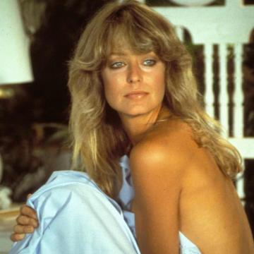 Farrah Fawcett goes sexy and topless