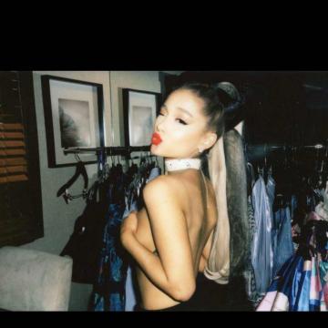 Ariana Grande topless photos on instagram