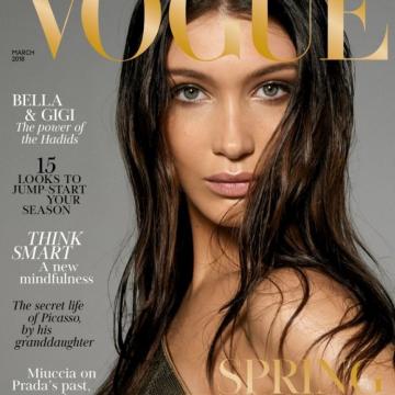 Bella Hadid sexy for front page