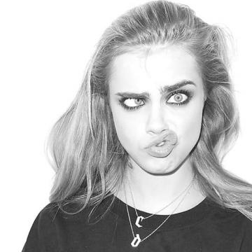 Cara Delevingne looks silly