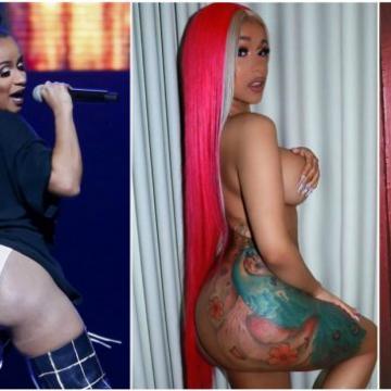 Cardi B big butt and naked boobs pictures nude photos.