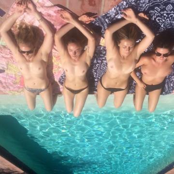 Dakota Johnson group topless photo