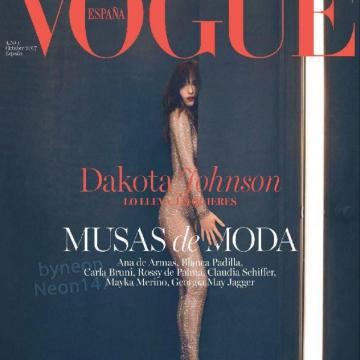 Dakota Johnson nude for Vogue