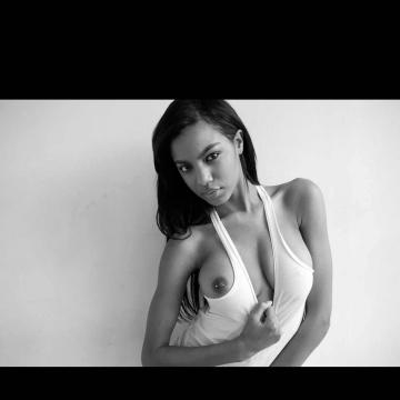 Ebonee Davis nude boobs for Terry Richardson PS 2013