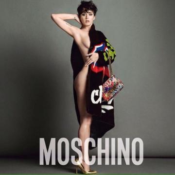 Katy Perry nude for Moschino