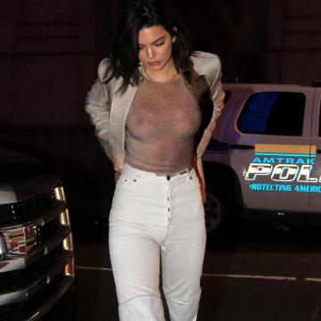 Kendall Jenner massive see thru