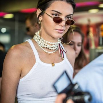 Kendall Jenner see thru in public