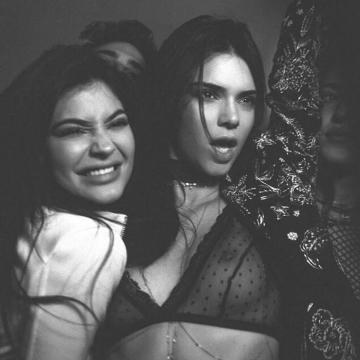 Kendall Jenner see thru sexy tits