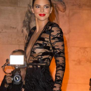 Kendall Jenner wears completely see-through dress