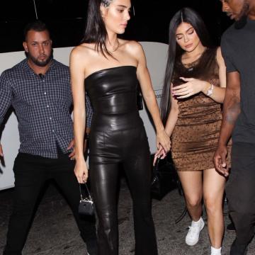 Kylie Jenner showing off some skin