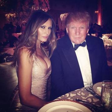 Melania Trump sexy cleavage