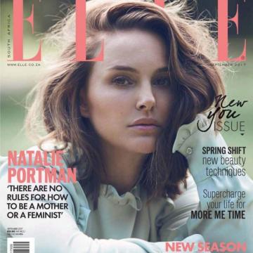 Natalie Portman looks sexy on Elle cover