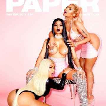Nicki Minaj naked for paper magazine