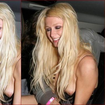 Paris Hilton oops in public