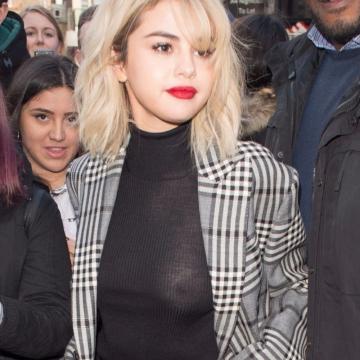 Selena Gomez provocative see thru in public