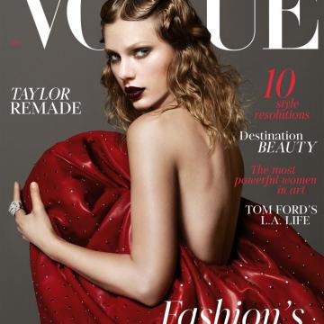 Taylor Swift topless for Vogue