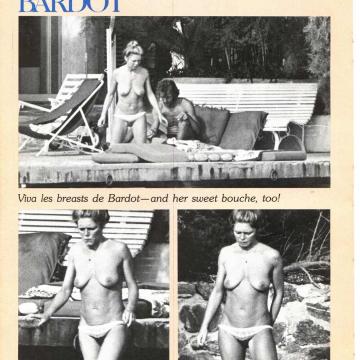 Brigitte Bardot gets totally naked