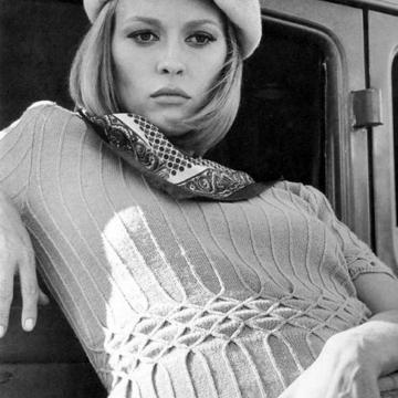 Faye Dunaway wears sexy white hat