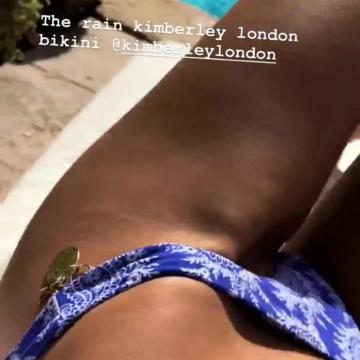 Kimberley Garner wearing a sexy bikini