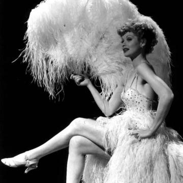 Lucille Ball flashes fascinating body